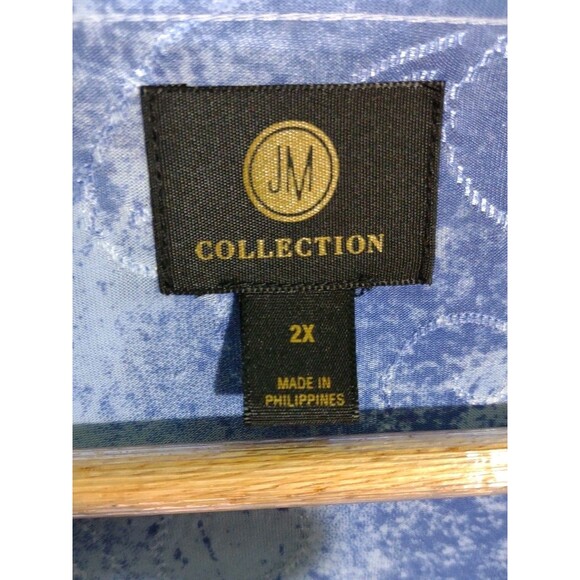 Boho Top Western Southwestern Festival Hippie Office Rodeo JM Collection Size 2X - Picture 4 of 7